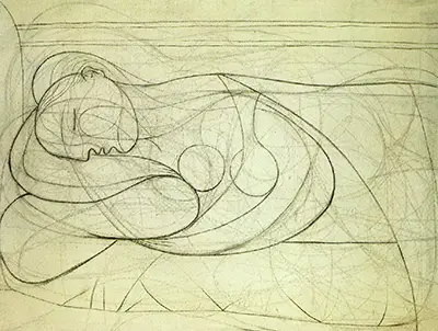Lying Female Nude II Pablo Picasso